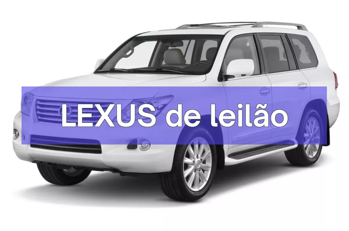 LEXUS em leilão