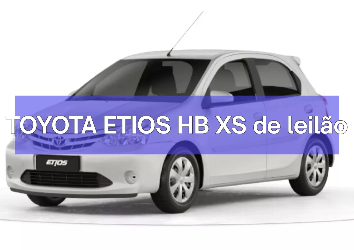 TOYOTA ETIOS HB XS em leilão