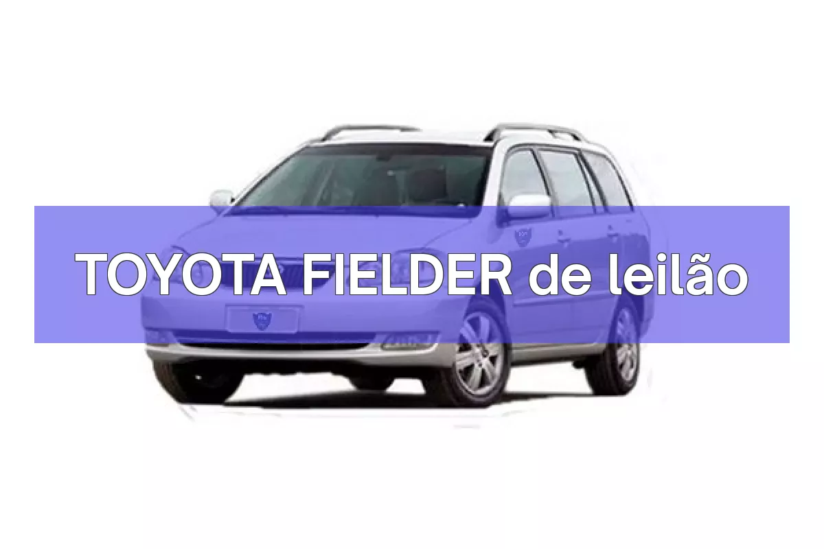 TOYOTA FIELDER em leilão