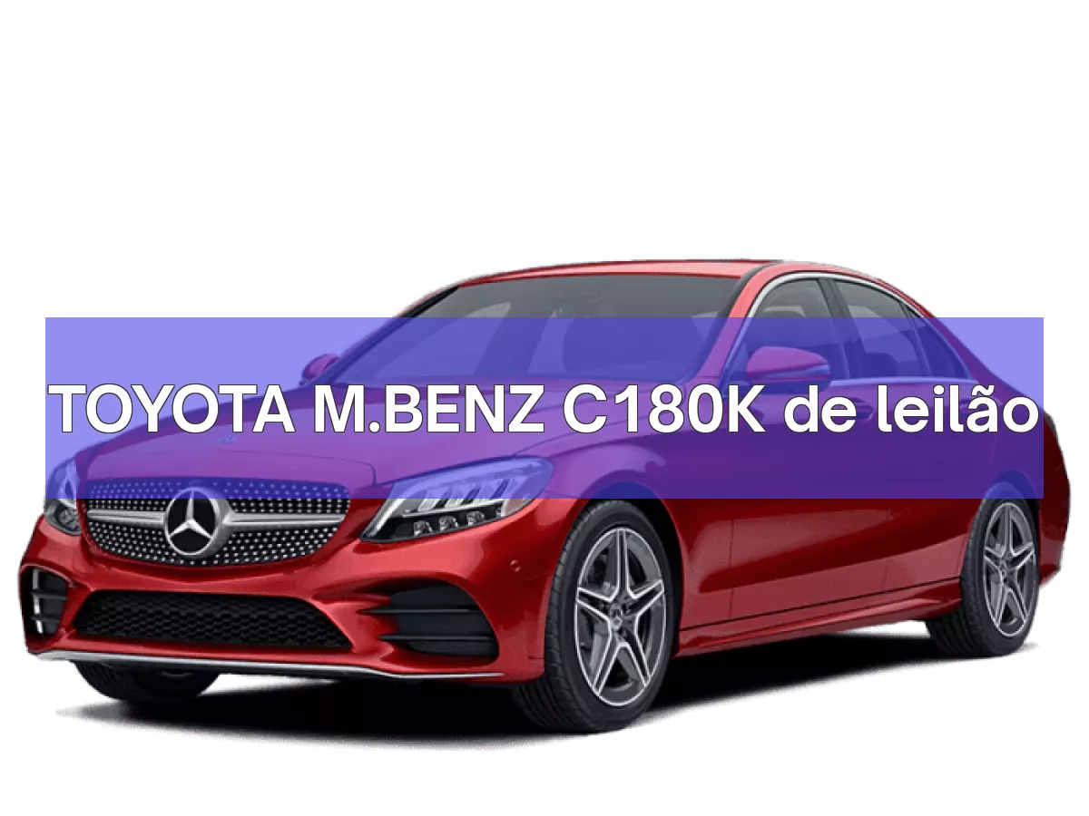 TOYOTA M.BENZ C180K em leilão