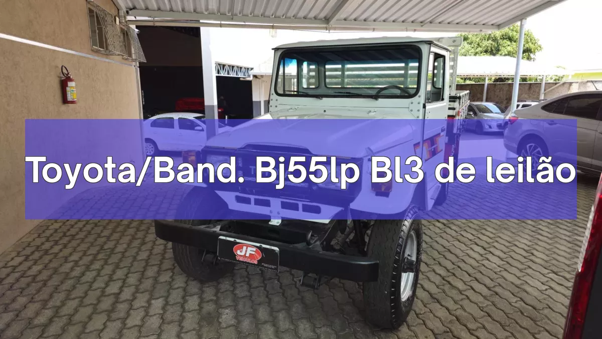 Toyota/Band. Bj55lp Bl3 em leilão