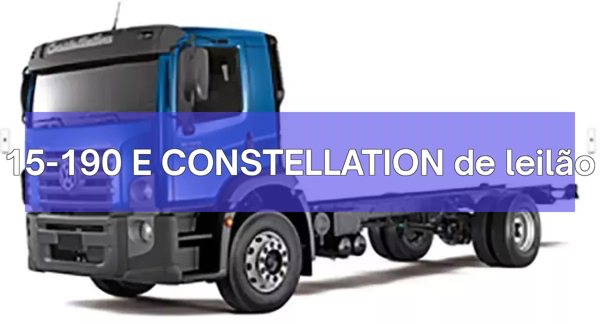 15-190 E CONSTELLATION em leilão