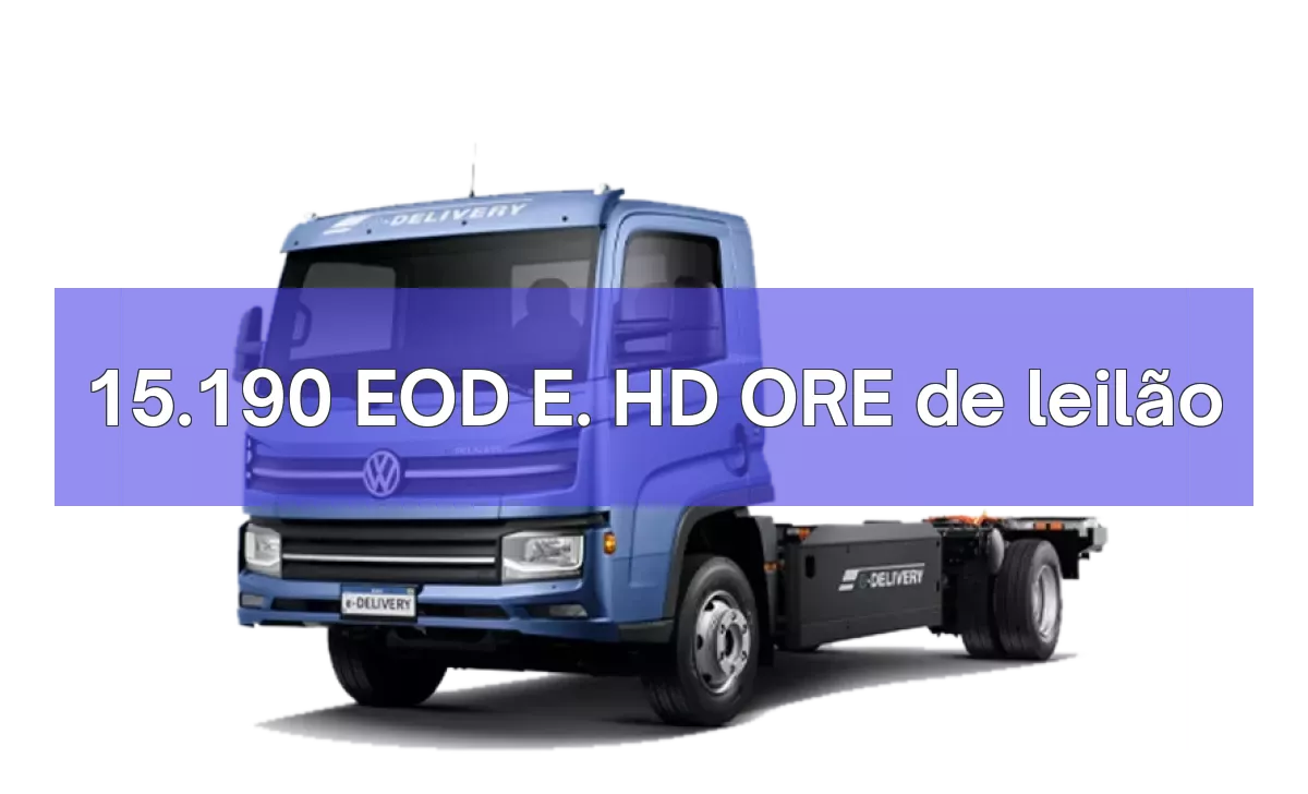 15.190 EOD E. HD ORE em leilão