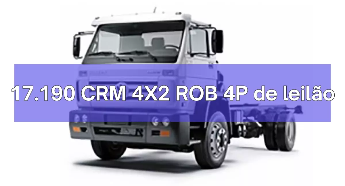 17.190 CRM 4X2 ROB 4P em leilão