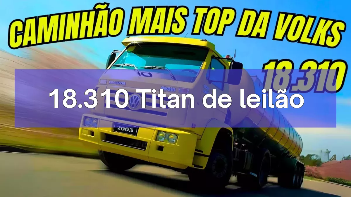 18.310 Titan em leilão