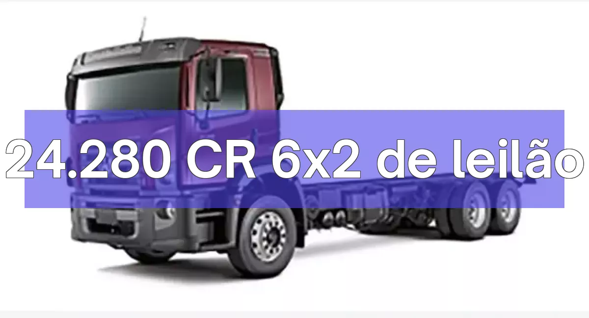 24.280 CR 6x2 em leilão
