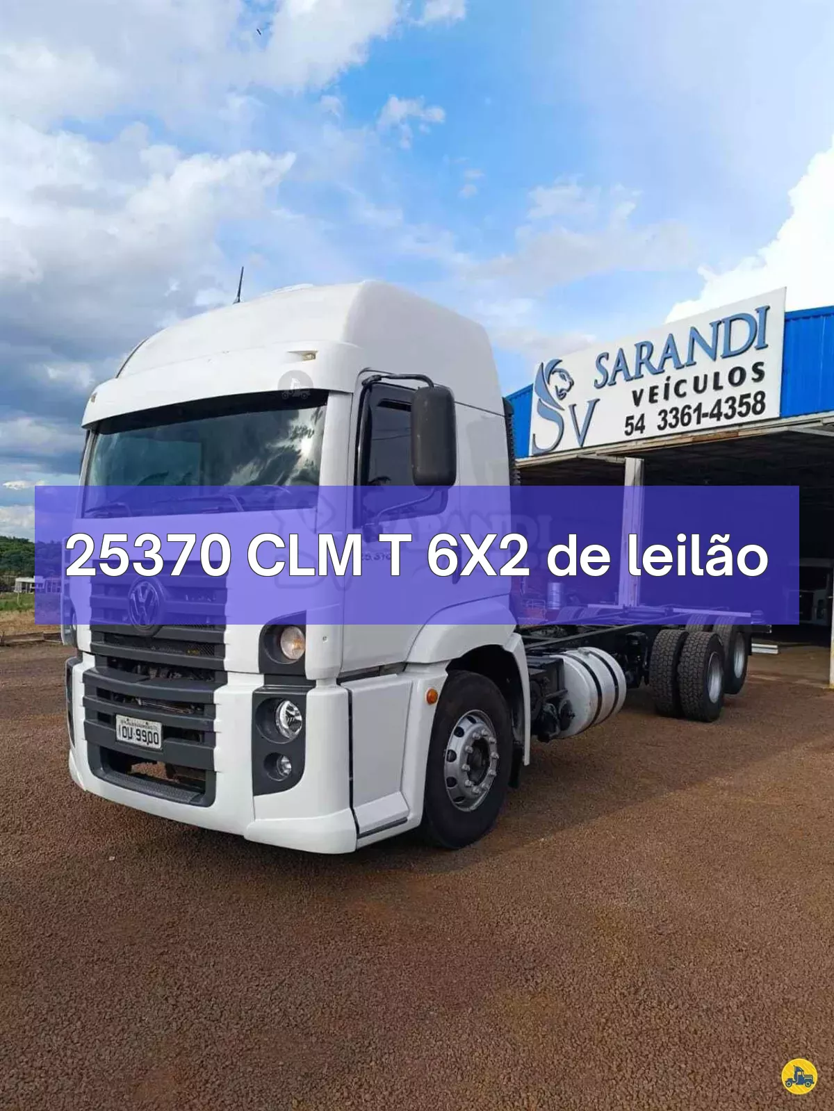 25370 CLM T 6X2 em leilão