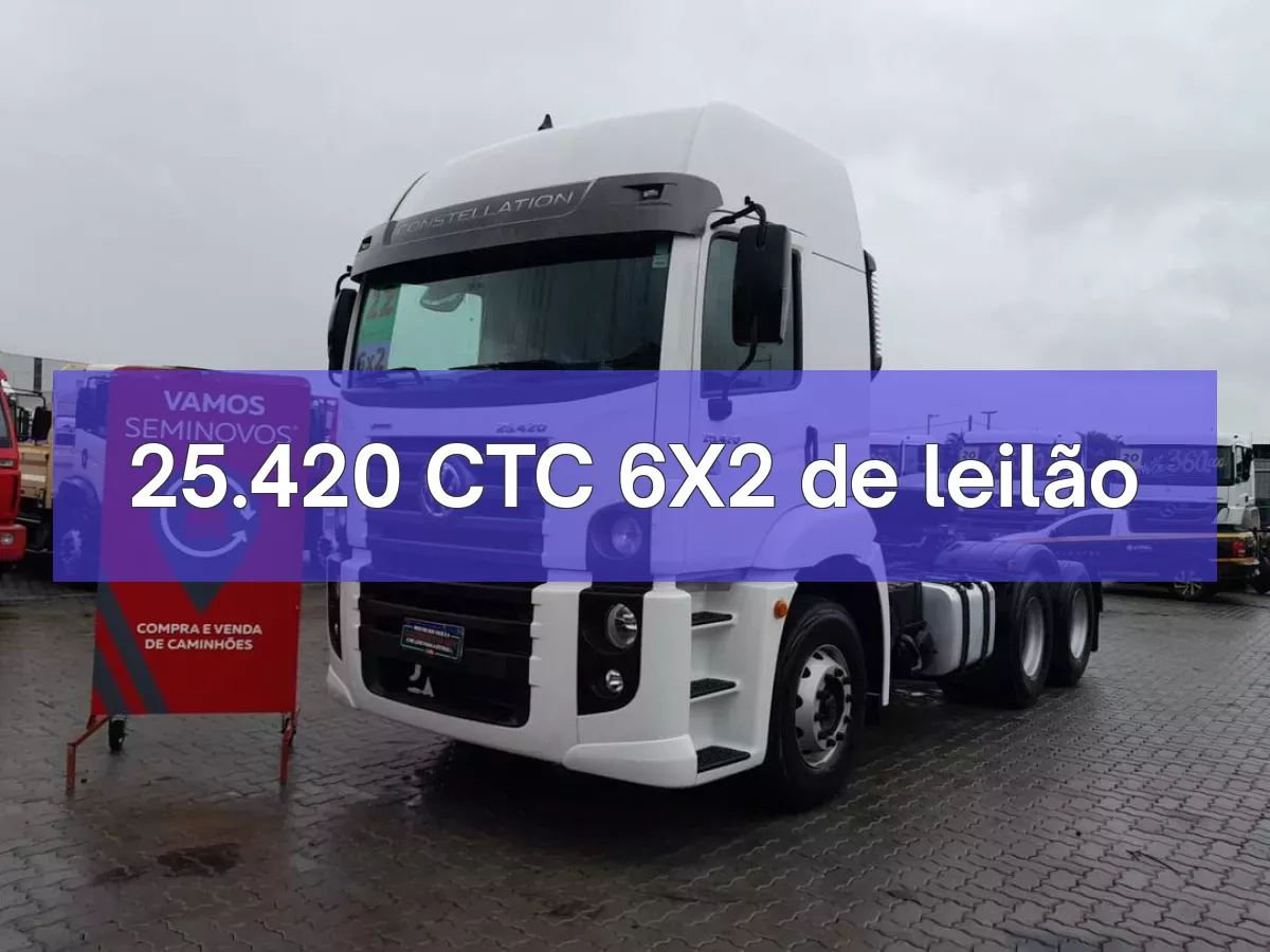 25.420 CTC 6X2 em leilão