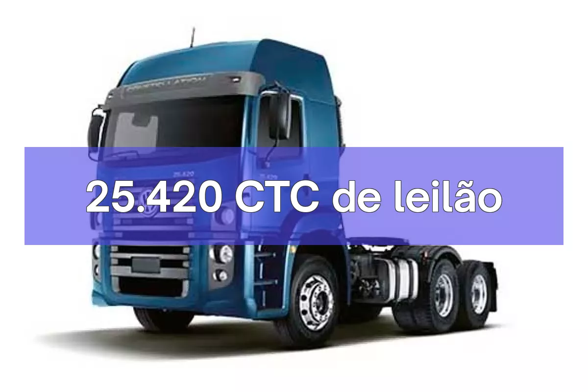 25.420 CTC em leilão