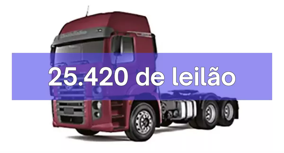 25.420 em leilão