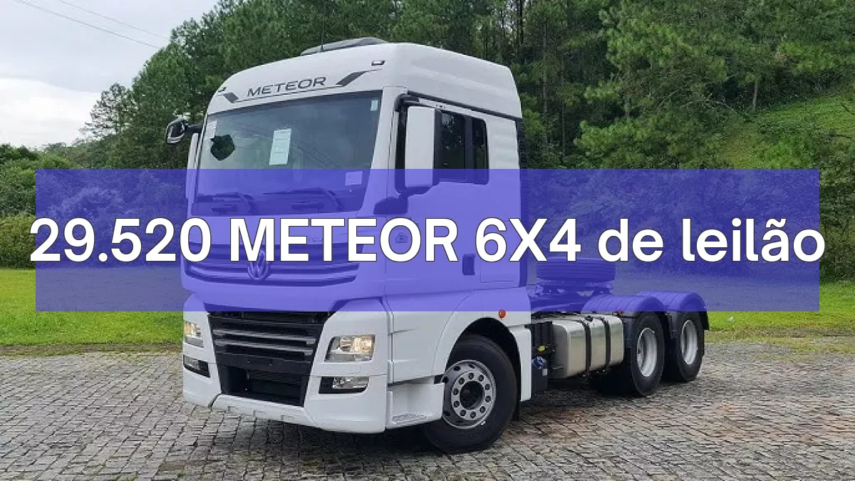 29.520 METEOR 6X4 em leilão