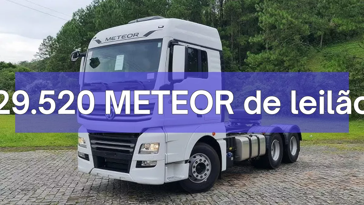 29.520 METEOR em leilão