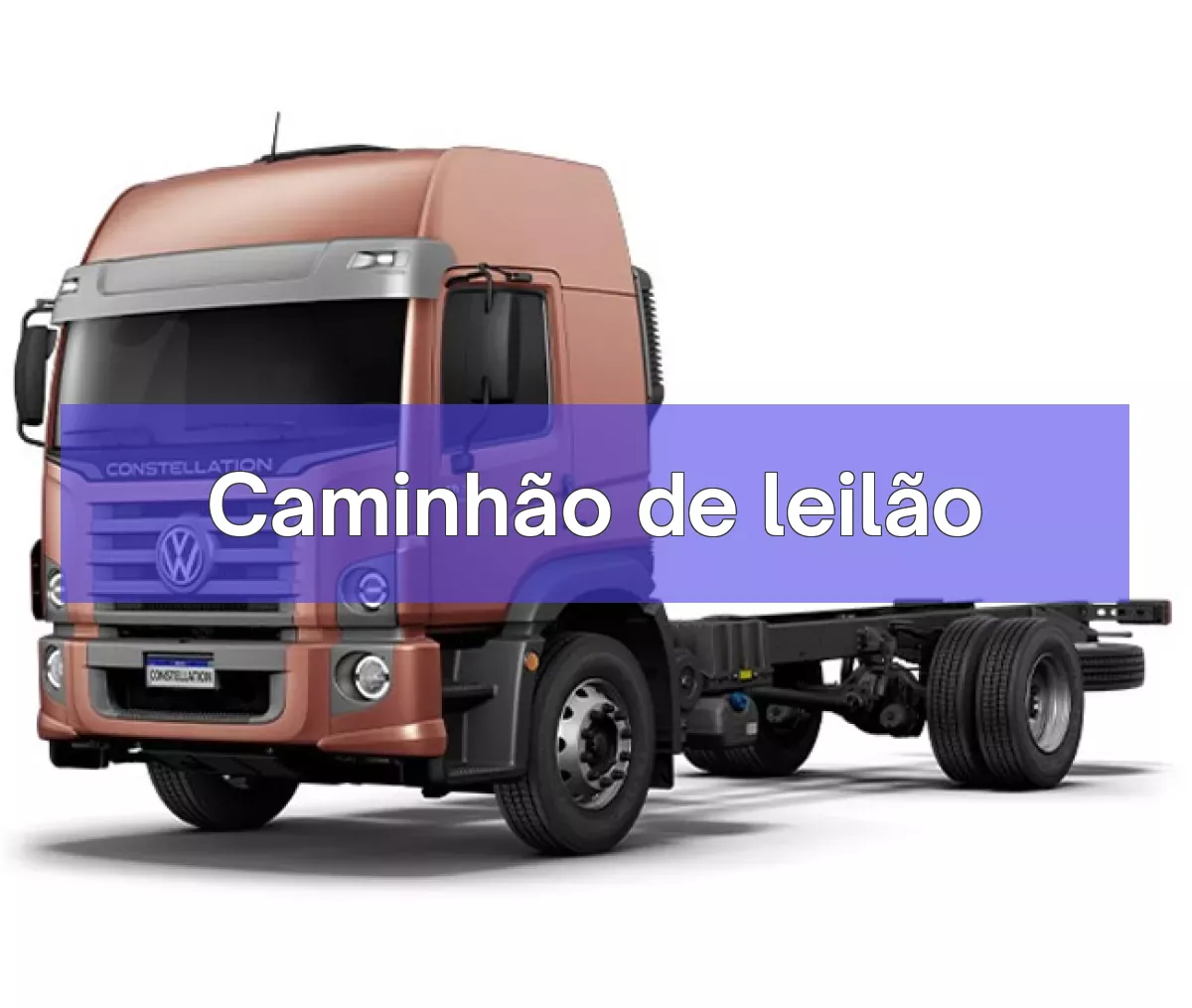 Caminhão em leilão