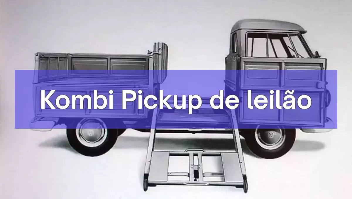 Kombi Pickup em leilão