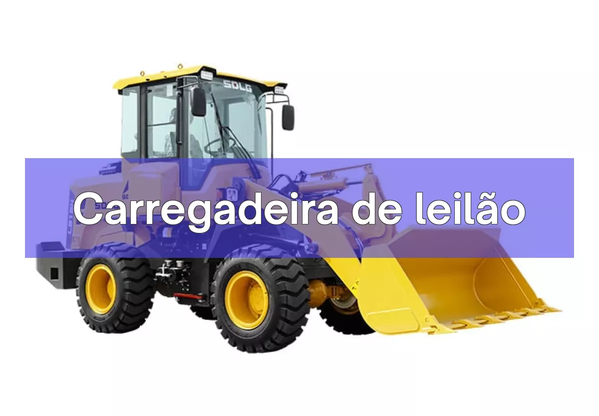 Carregadeira em leilão