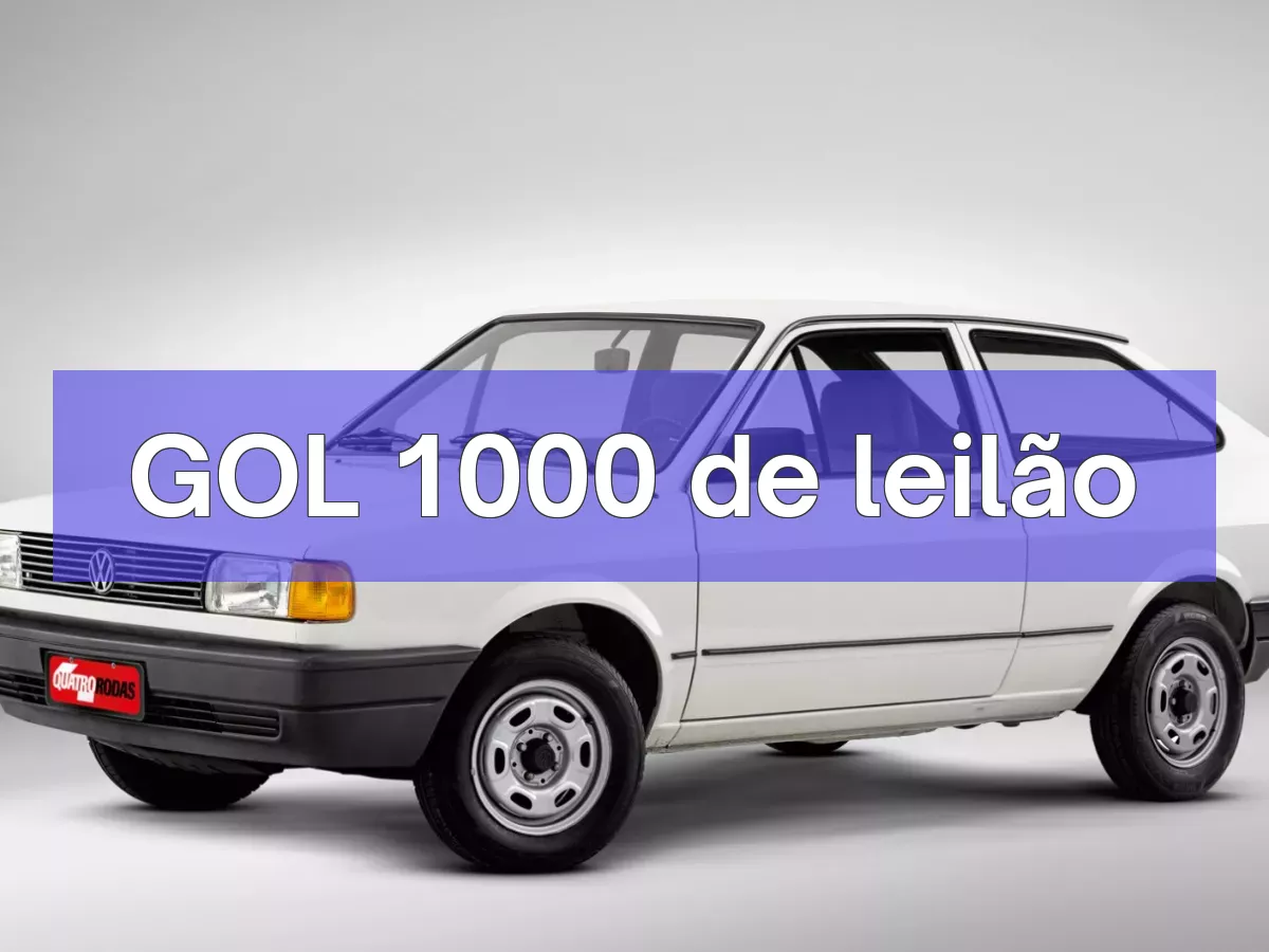 GOL 1000 em leilão