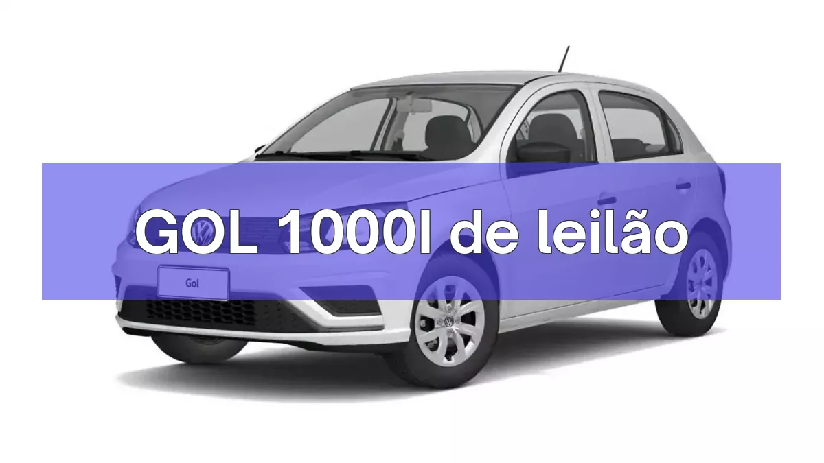 GOL 1000I em leilão