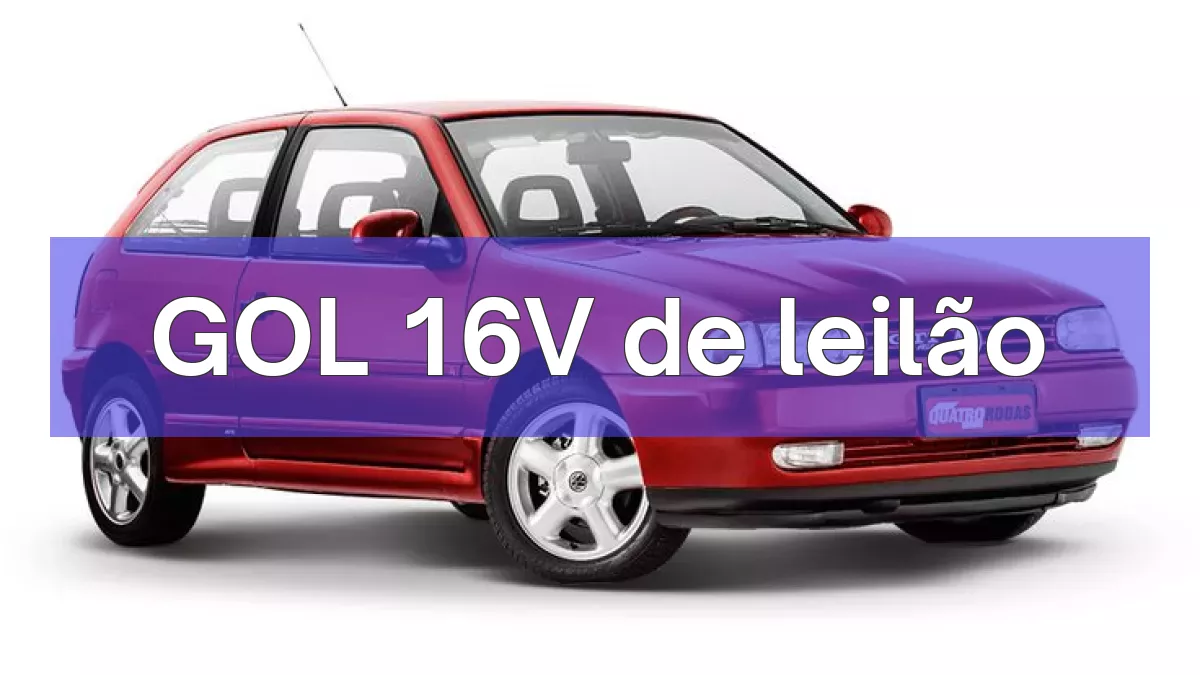 GOL 16V em leilão