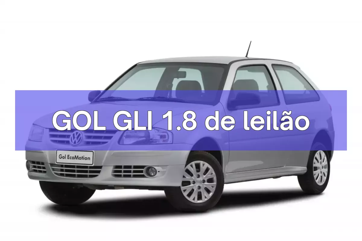 GOL GLI 1.8 em leilão