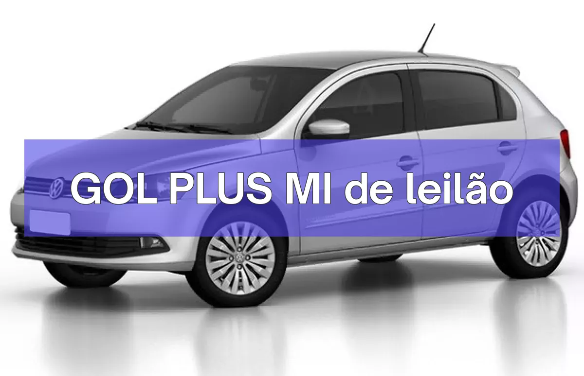 GOL PLUS MI em leilão