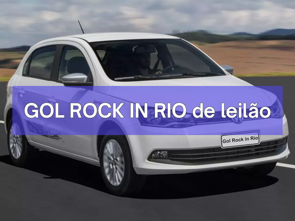 GOL ROCK IN RIO em leilão