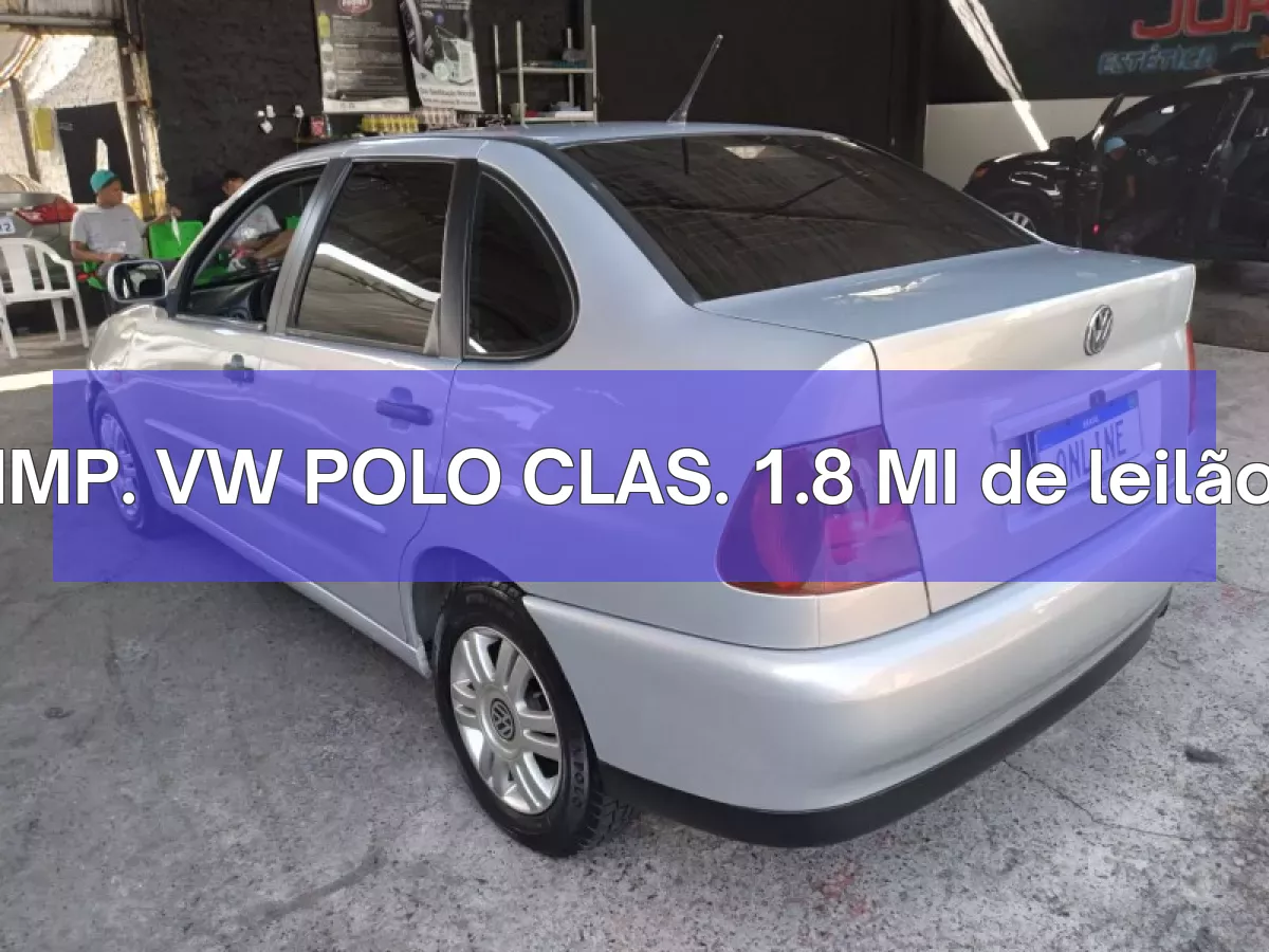 IMP. VW POLO CLAS. 1.8 MI em leilão