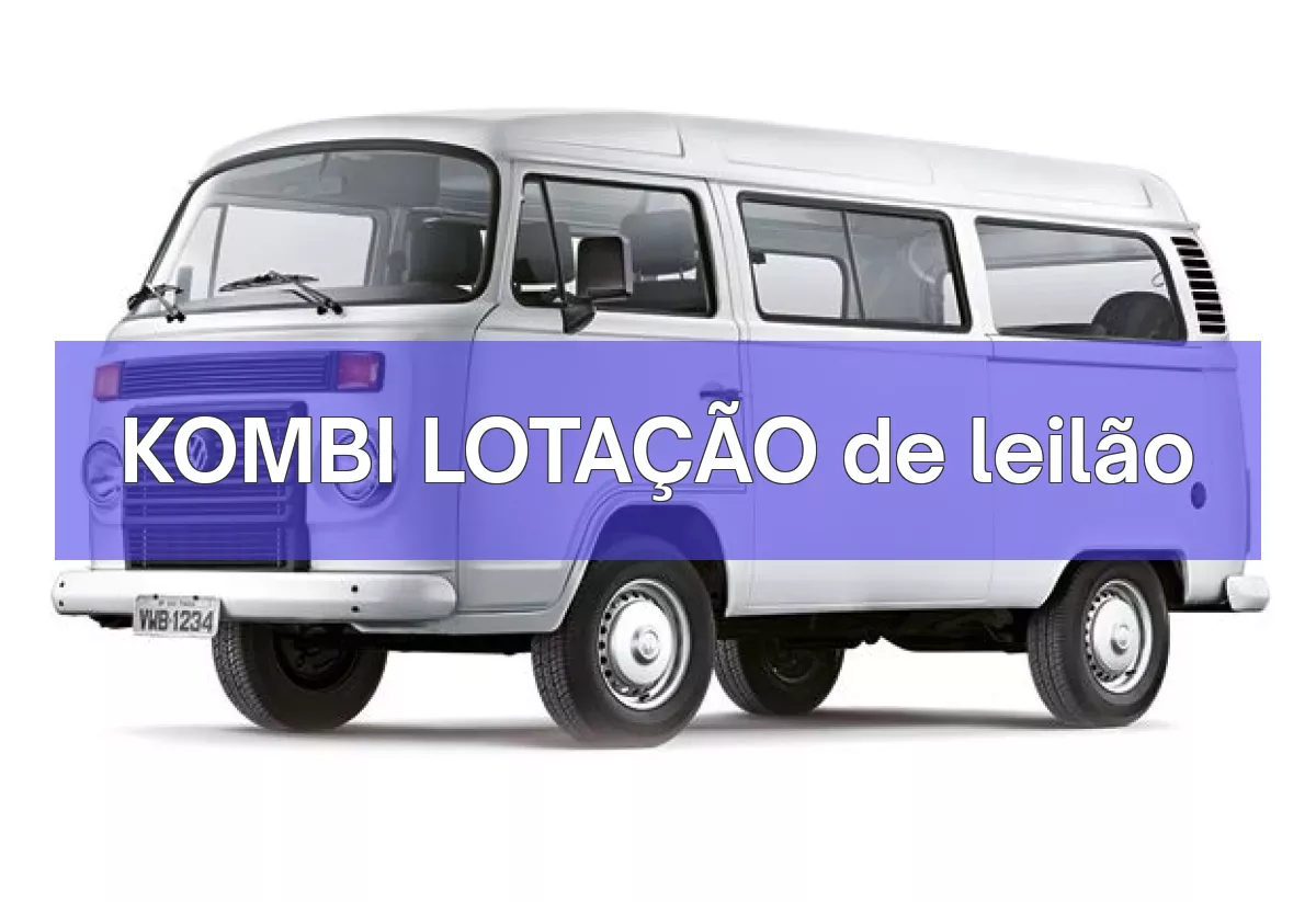 KOMBI LOTAÇÃO em leilão