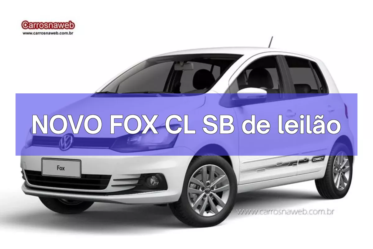 NOVO FOX CL SB em leilão