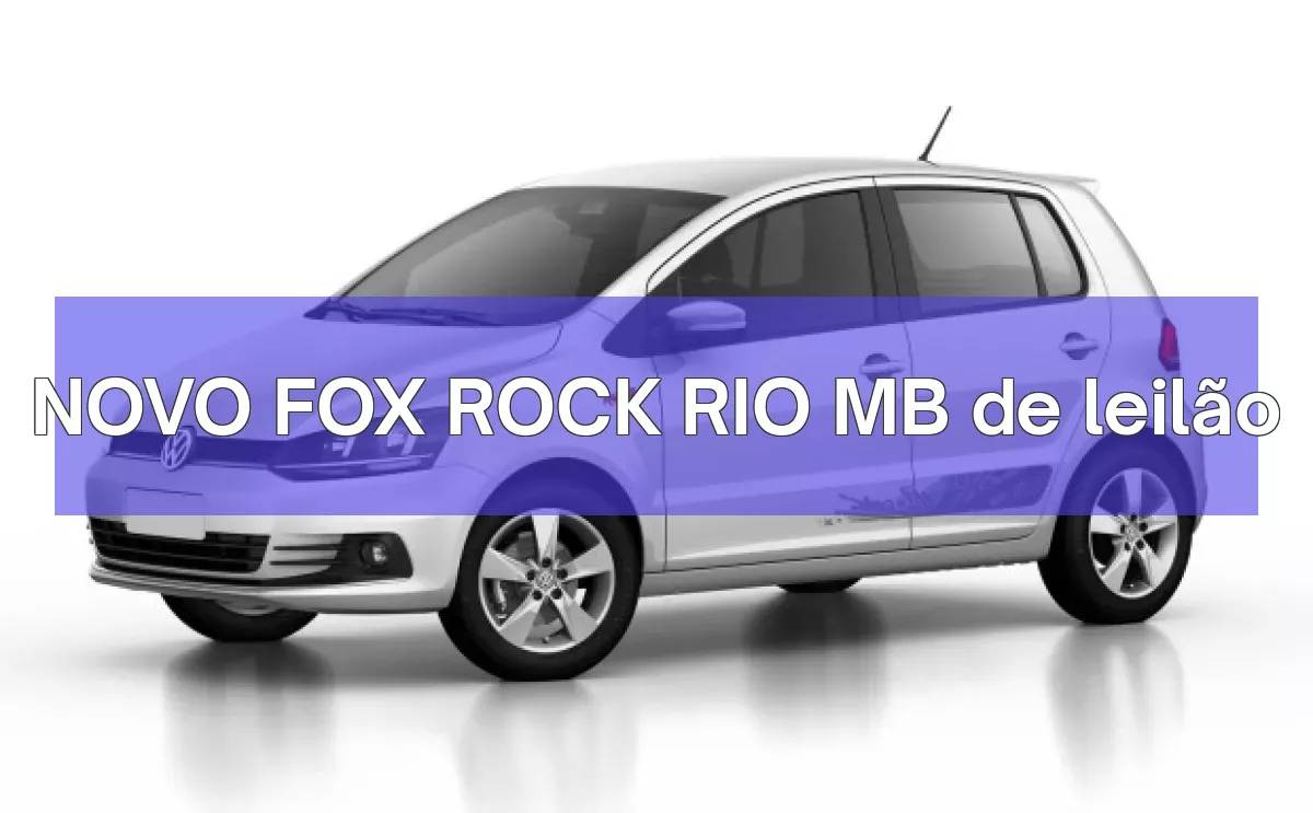 NOVO FOX ROCK RIO MB em leilão