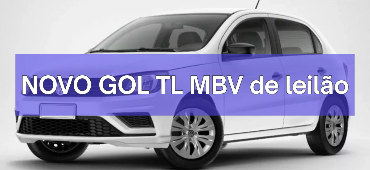 NOVO GOL TL MBV em leilão