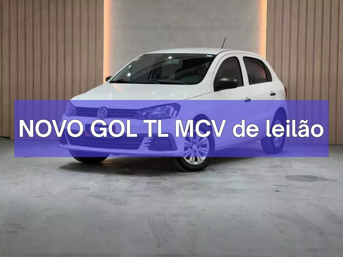 NOVO GOL TL MCV em leilão