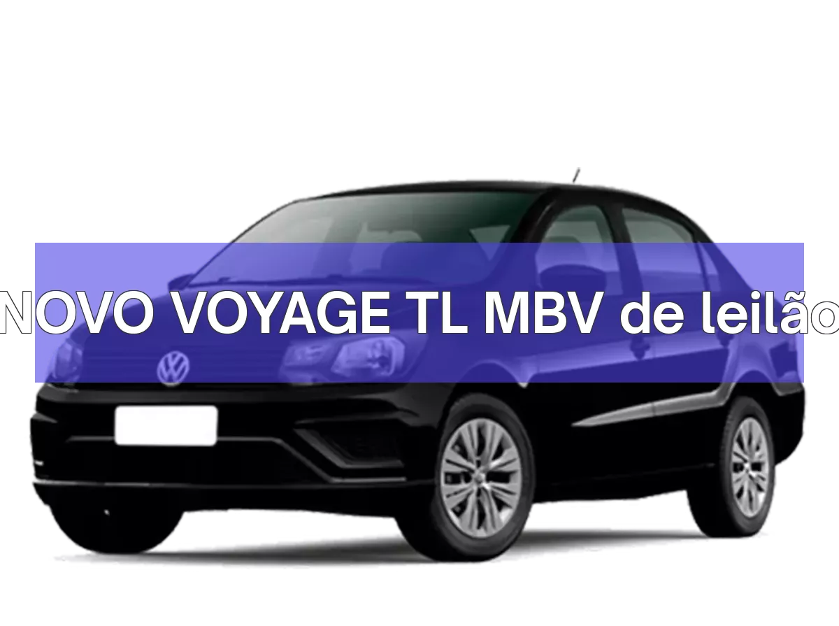 NOVO VOYAGE TL MBV em leilão