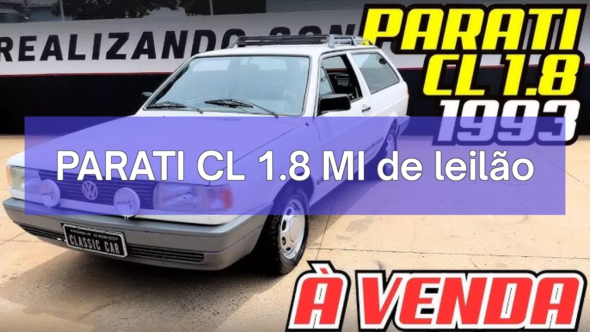 PARATI CL 1.8 MI em leilão