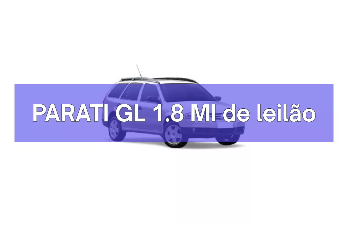 PARATI GL 1.8 MI em leilão
