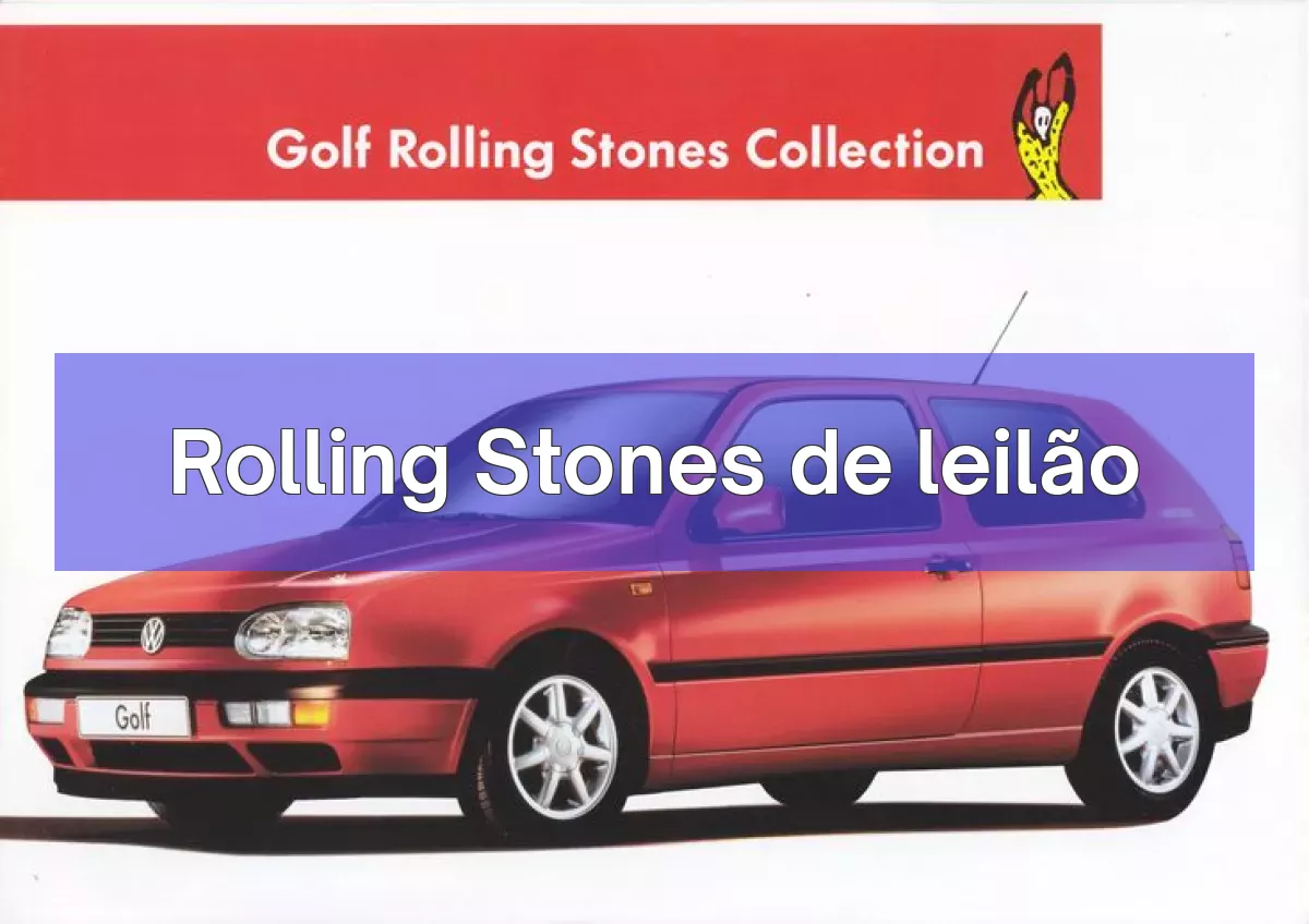 Rolling Stones em leilão