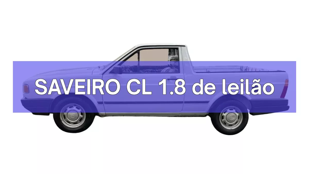 SAVEIRO CL 1.8 em leilão