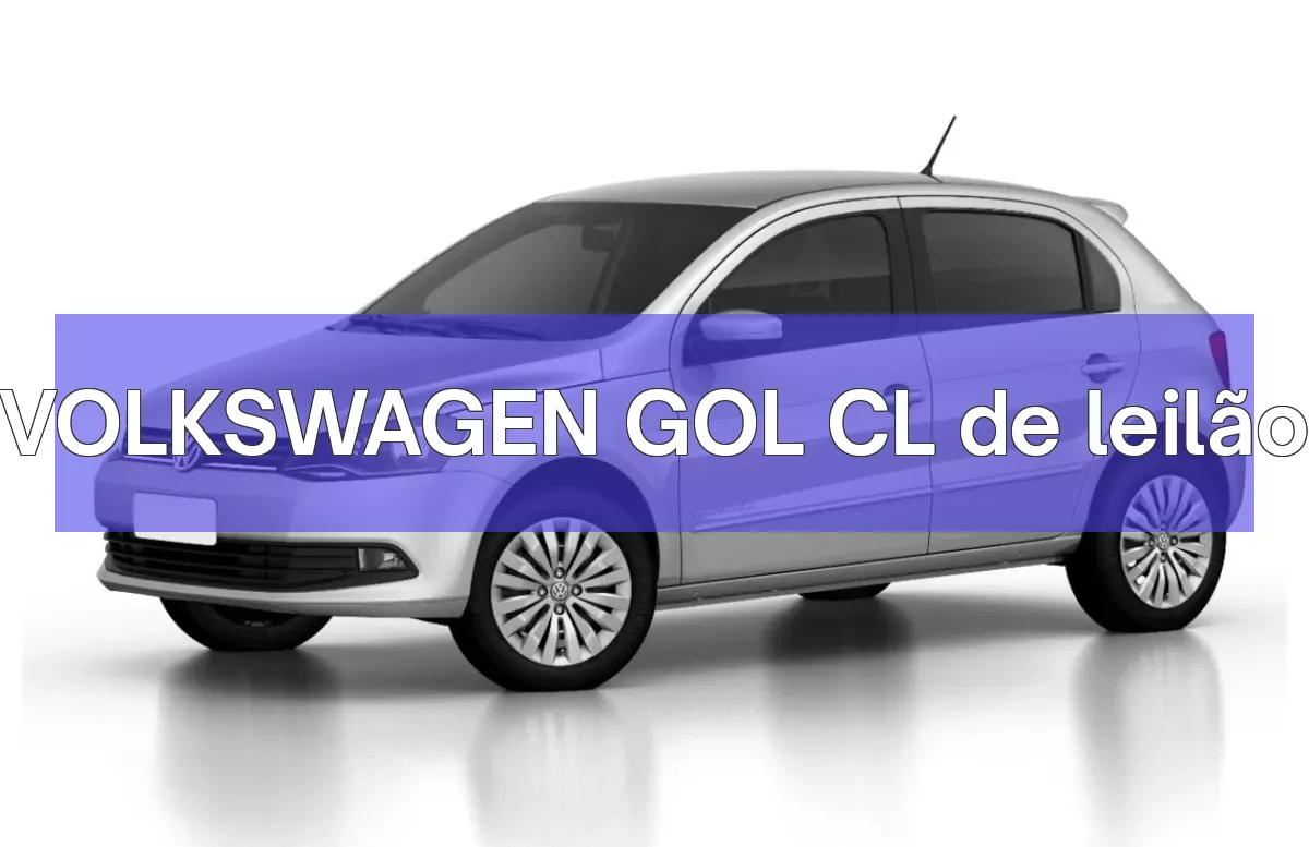 VOLKSWAGEN GOL CL em leilão