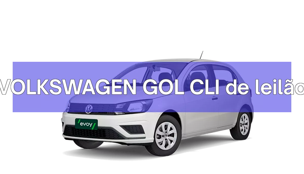 VOLKSWAGEN GOL CLI em leilão