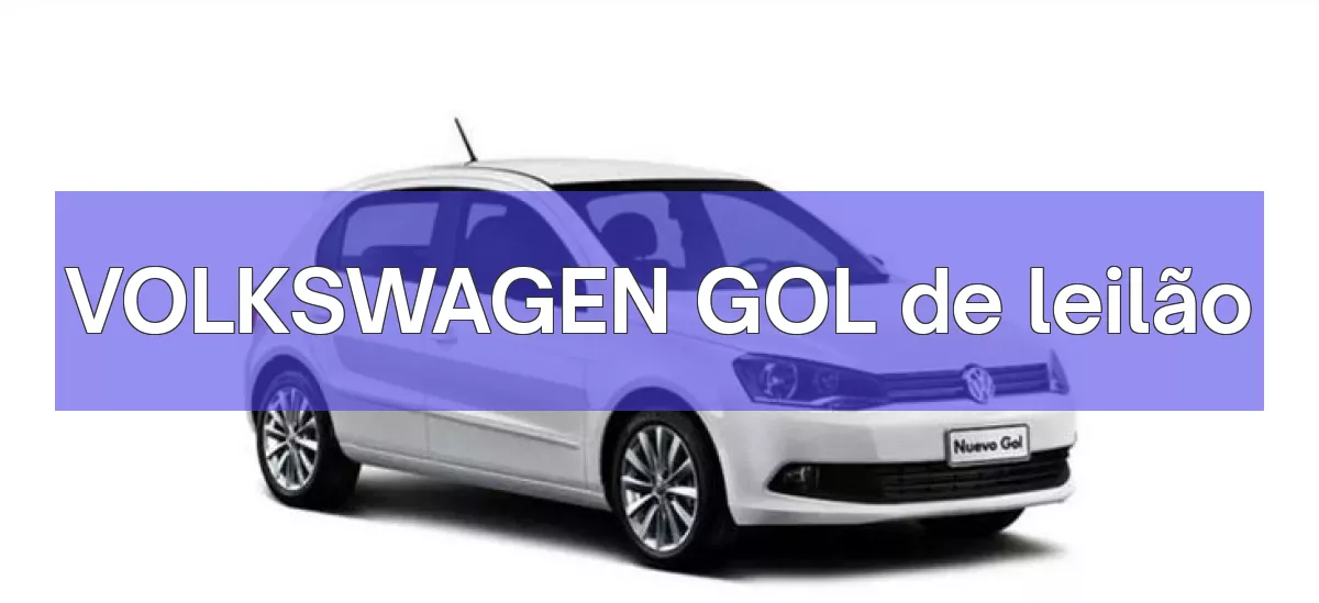 VOLKSWAGEN GOL em leilão