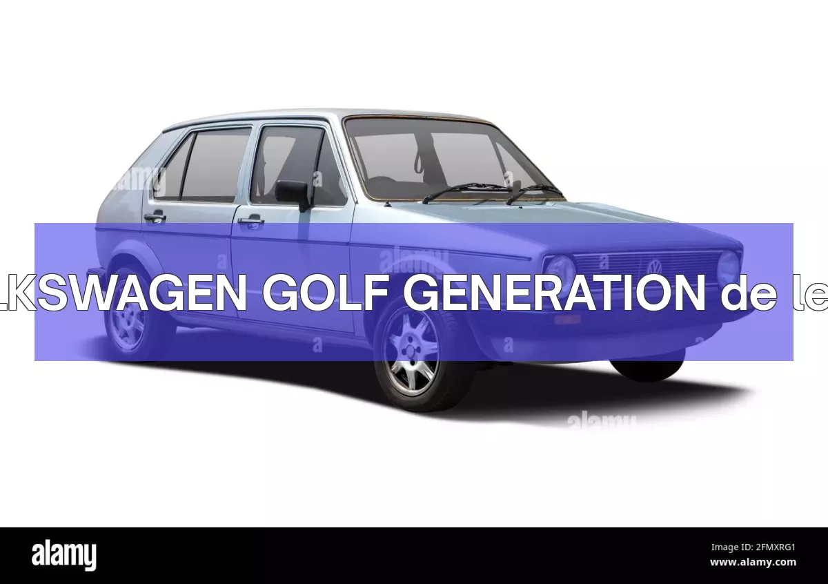 VOLKSWAGEN GOLF GENERATION em leilão