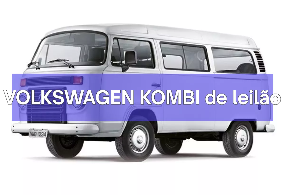 VOLKSWAGEN KOMBI em leilão