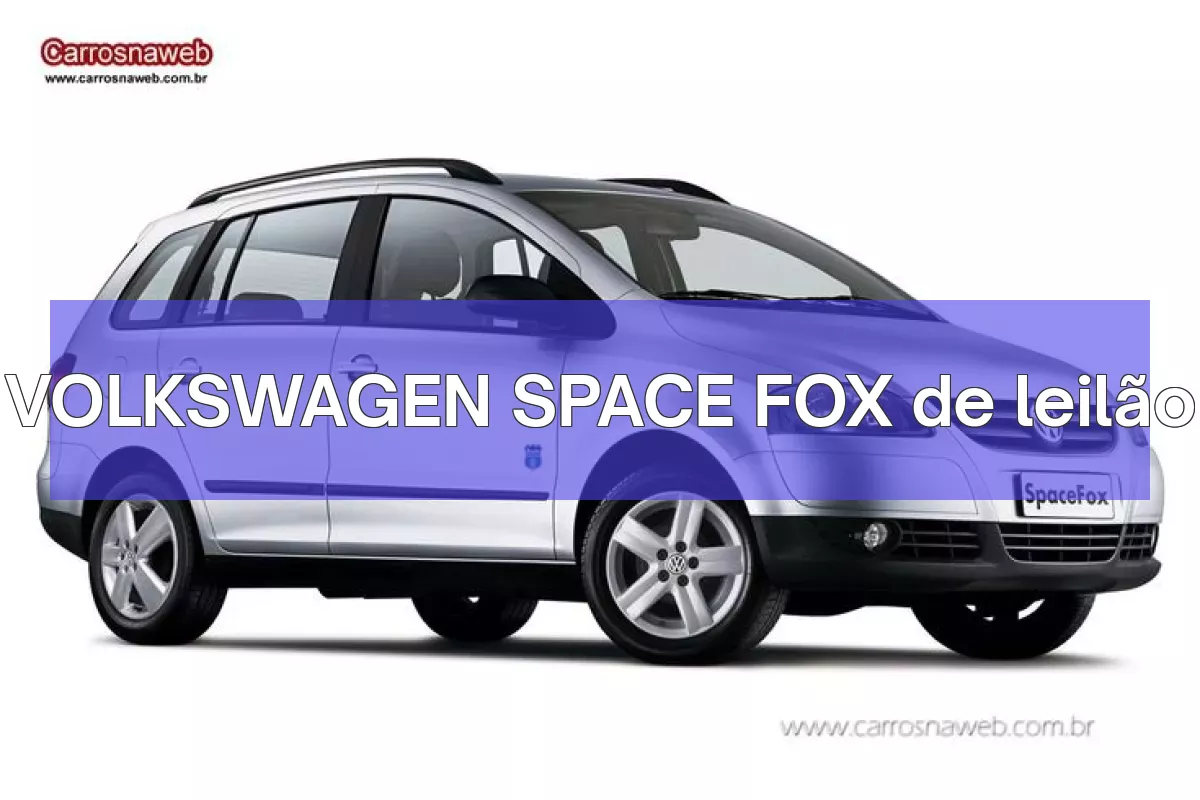 VOLKSWAGEN SPACE FOX em leilão
