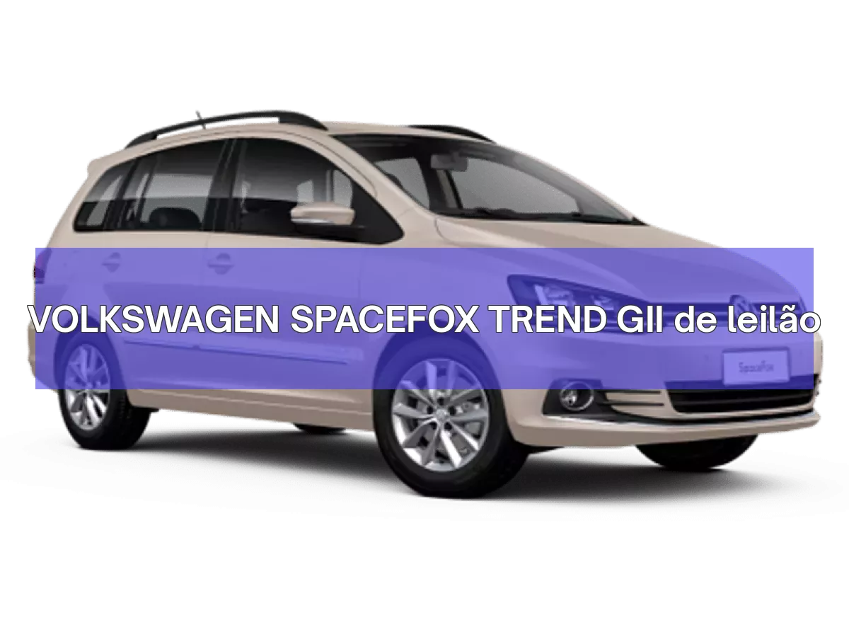 VOLKSWAGEN SPACEFOX TREND GII em leilão