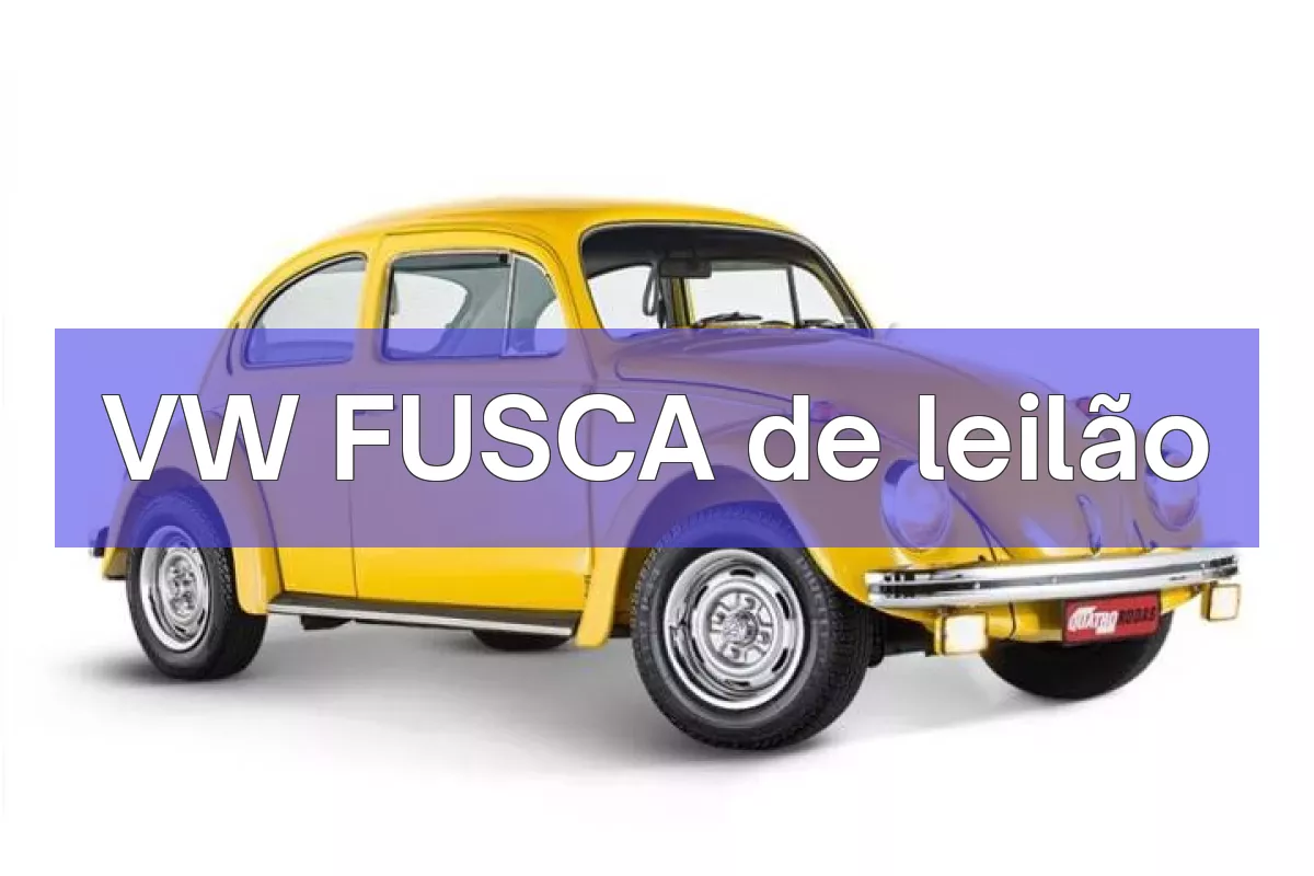 VW FUSCA em leilão