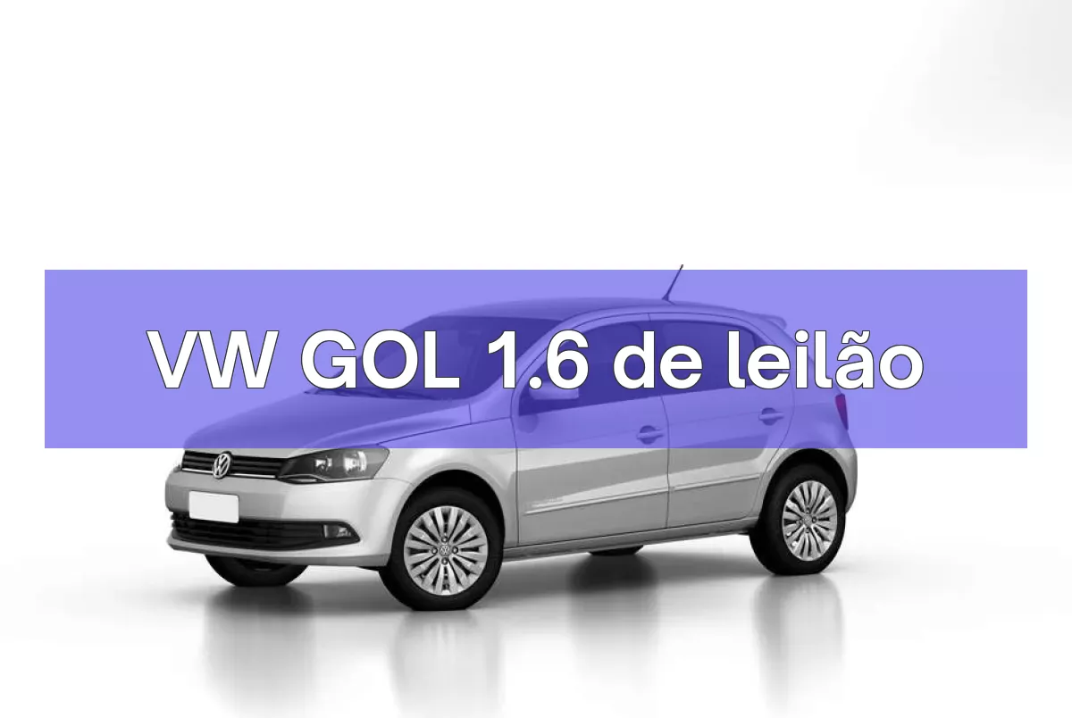 VW GOL 1.6 em leilão
