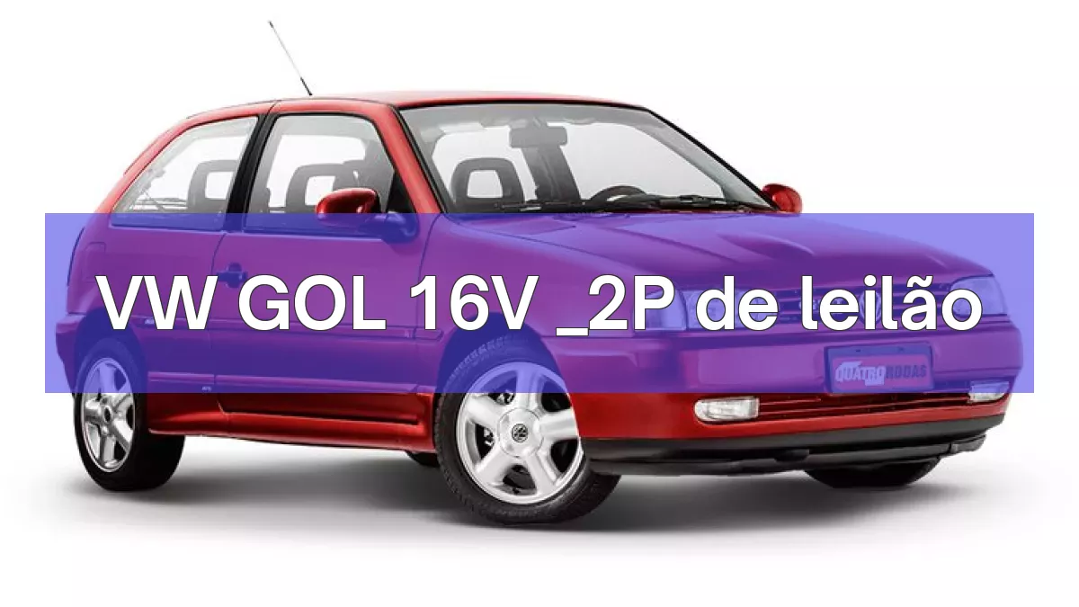 VW GOL 16V _2P em leilão