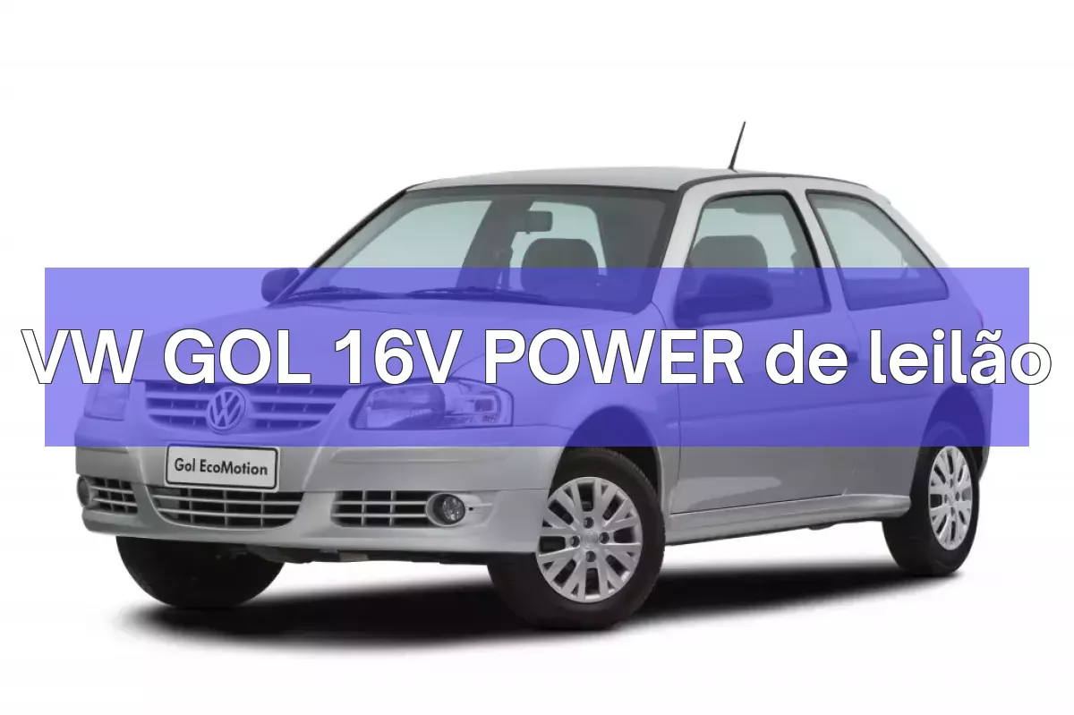 VW GOL 16V POWER em leilão