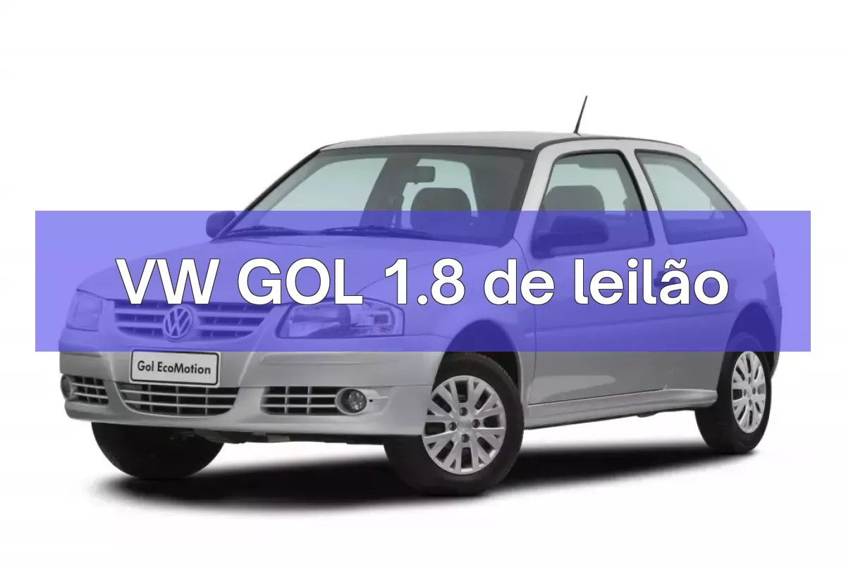 VW GOL 1.8 em leilão