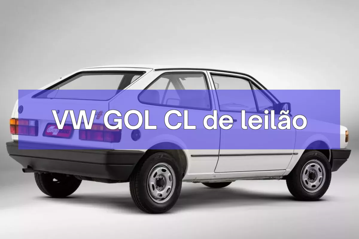 VW GOL CL em leilão