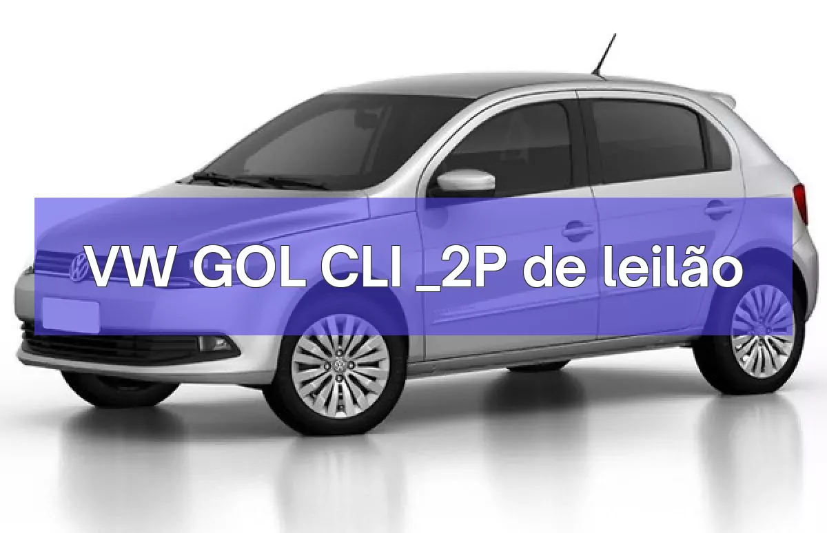 VW GOL CLI _2P em leilão